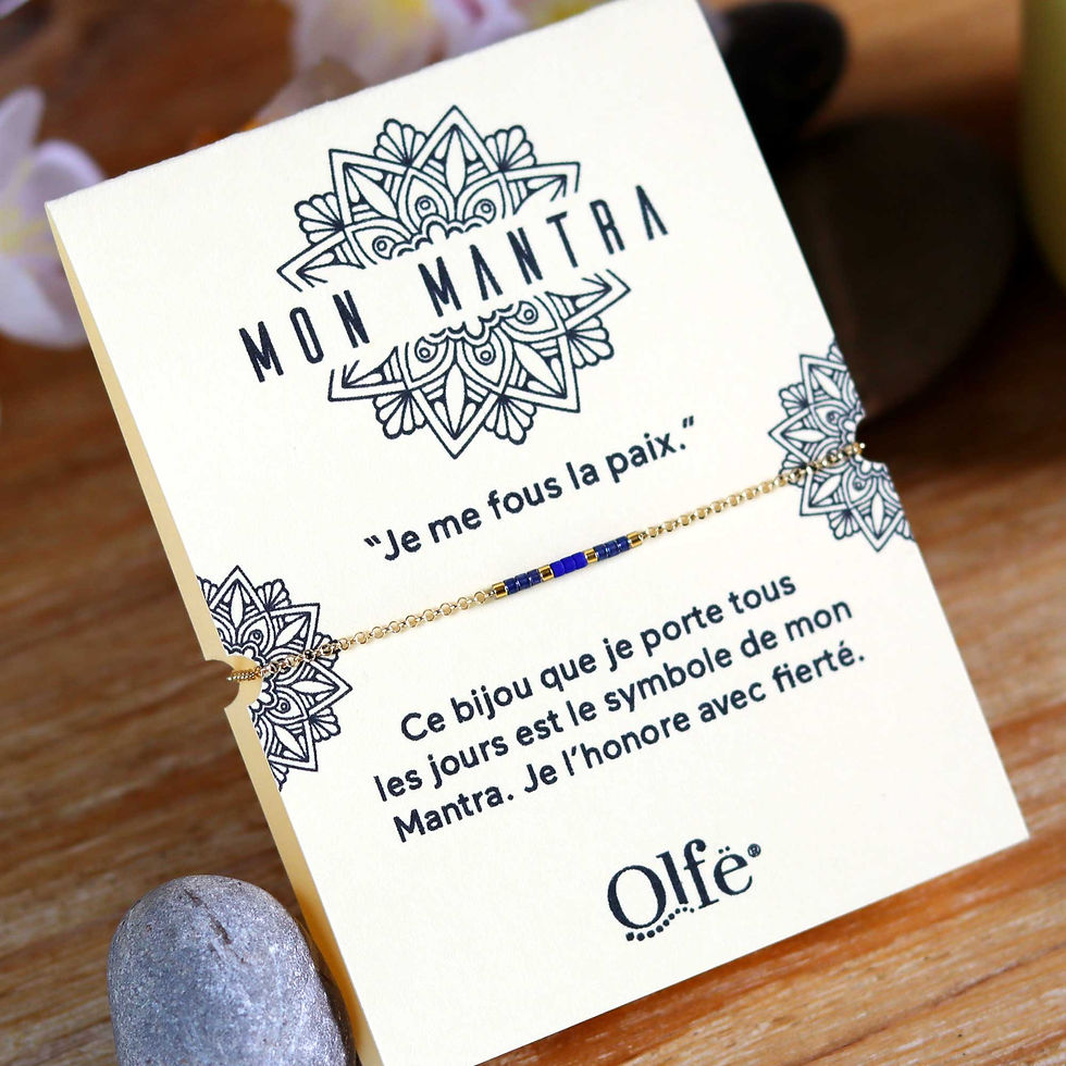 Miniature : Collection "Mon Mantra" Bracelets chaine Argent doré