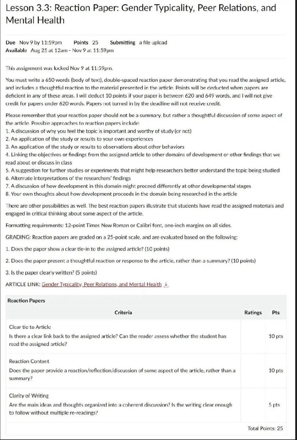 On teasing untypical children