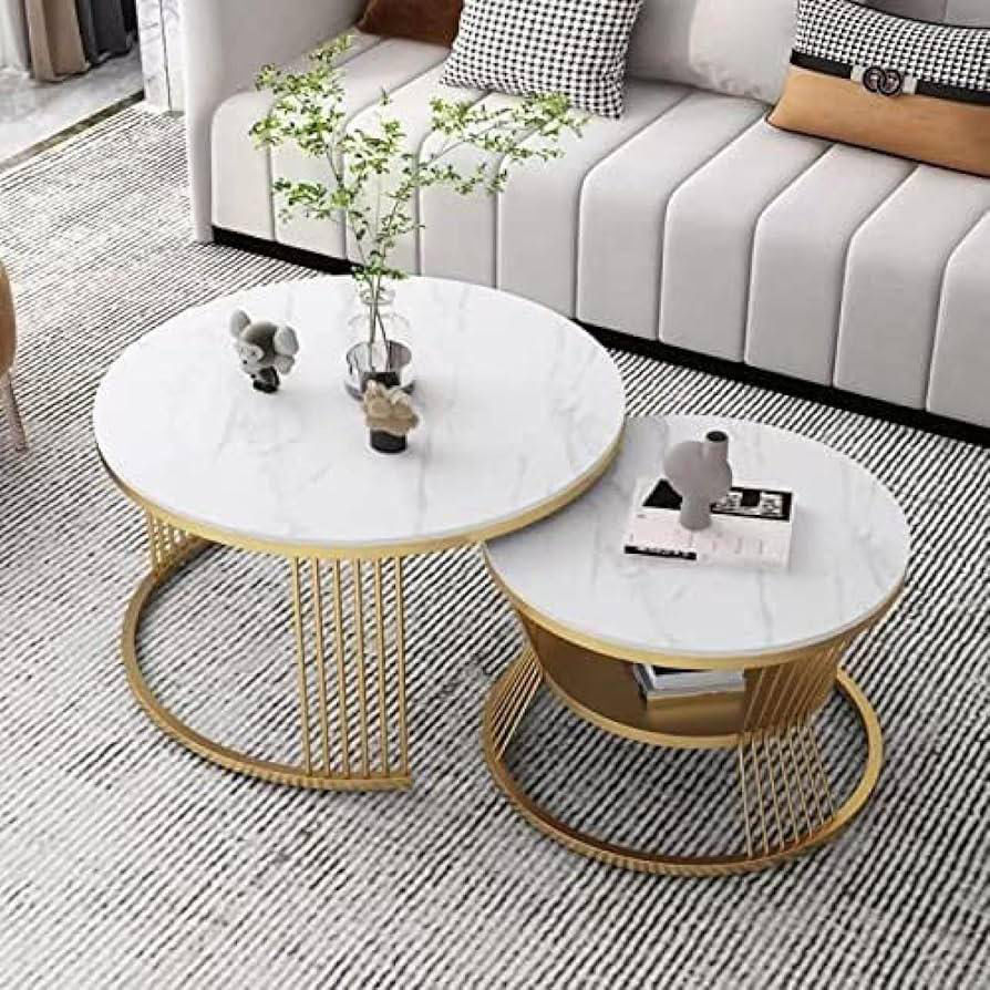 Faux Marble Modern center table 