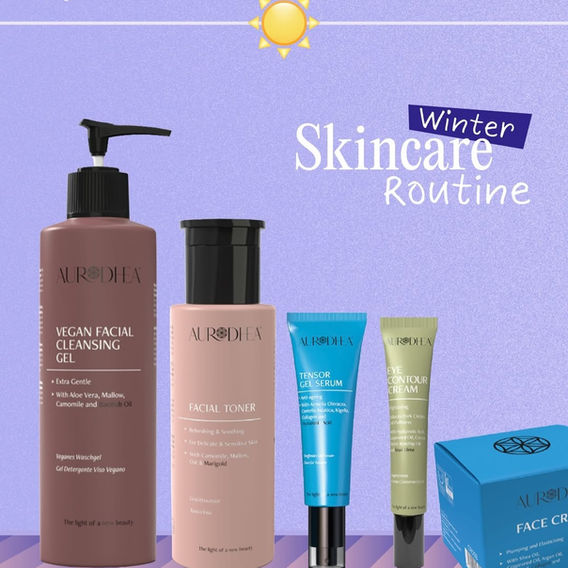 Winter-Hautpflegeroutine für den Tag