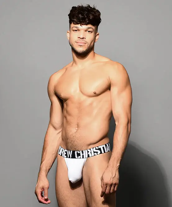 Miniatura: Andrew Christian Tanga DOORBUSTER! Power Rib ALMOST NAKED®