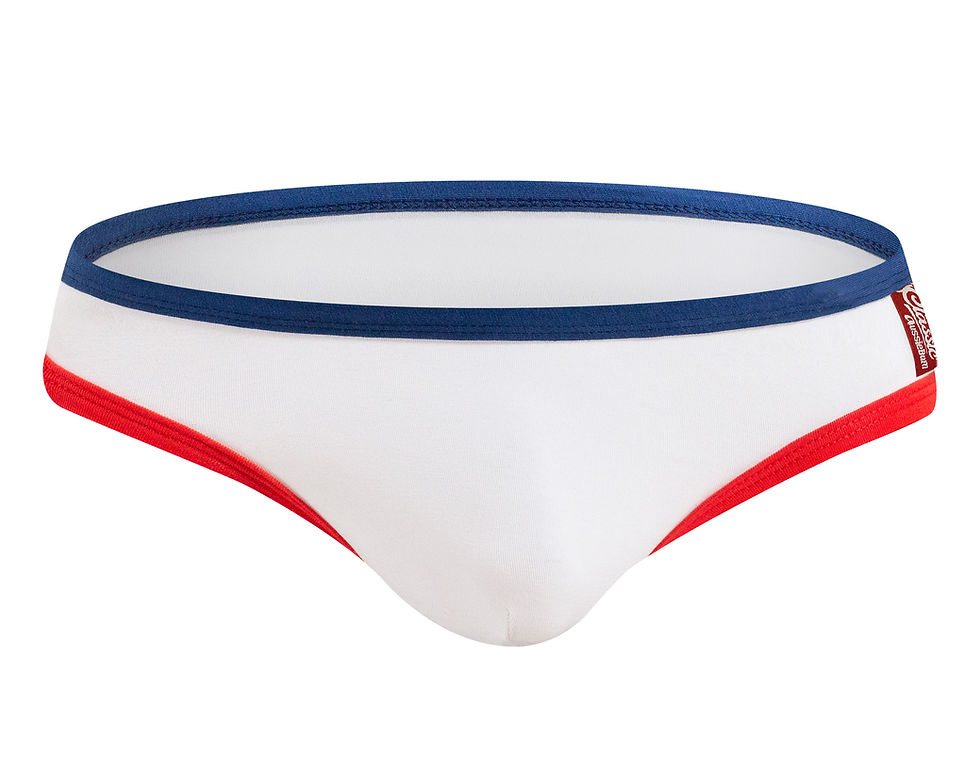 Miniatura: Aussiebum Slip Brief Modelo TeeBall Blanco