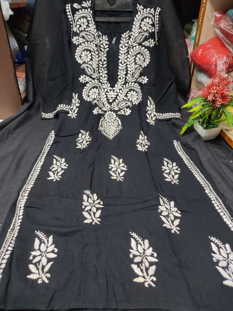 Thumbnail: Heavy embroidered chikankari kurtis