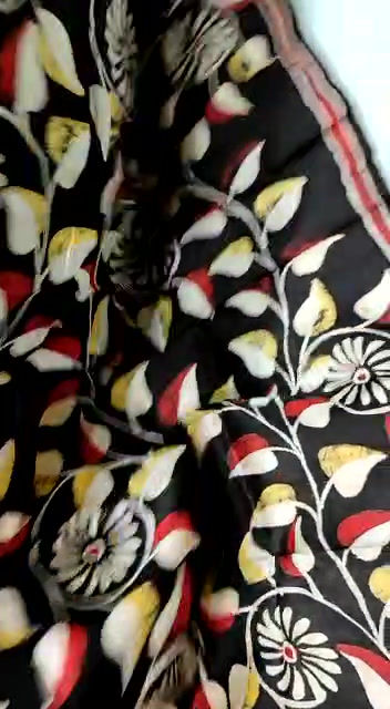 Thumbnail: Bishnupuri Katan Silk with Hand Batik