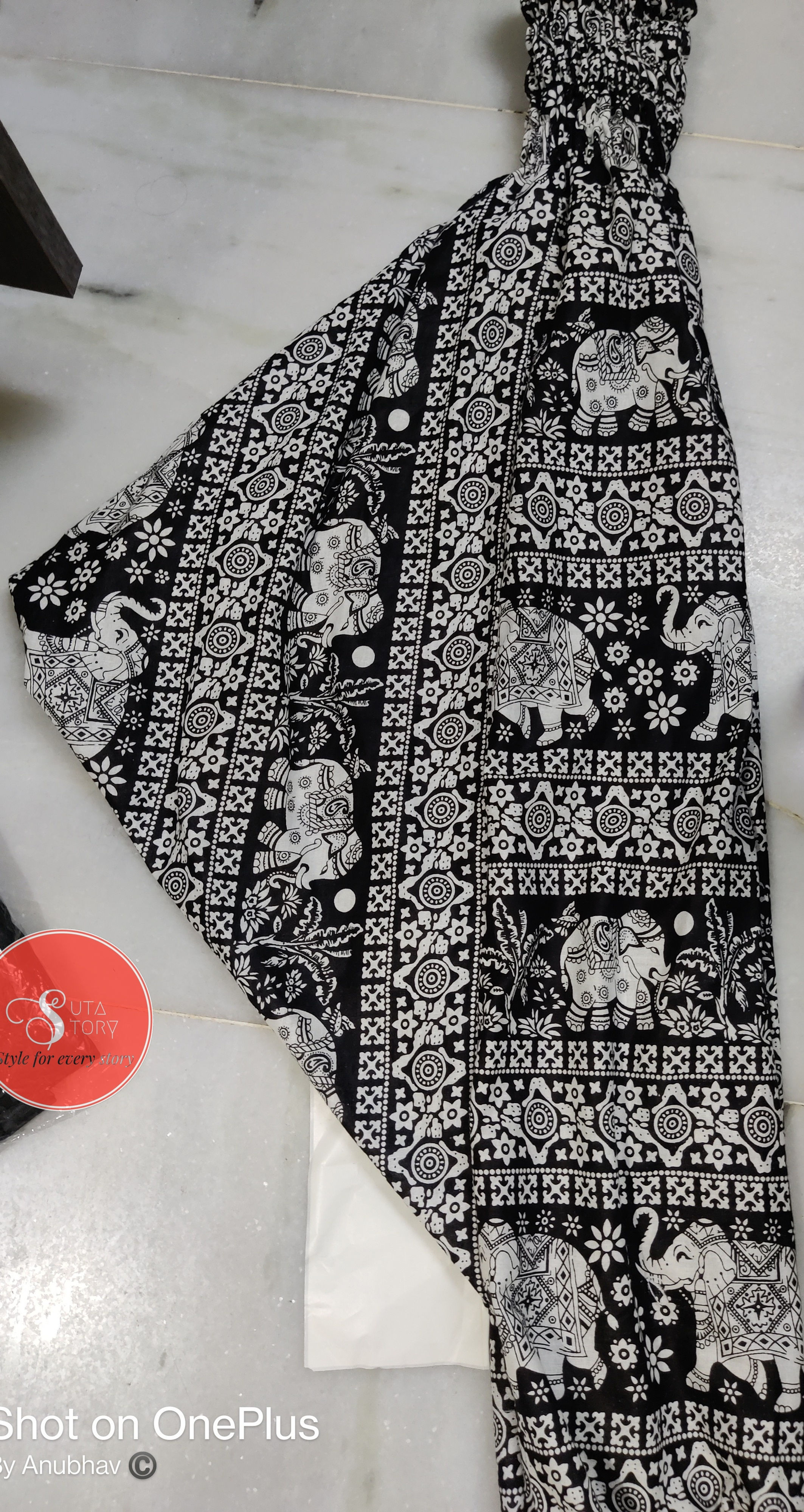 Cotton based Designed Kurta and Cotton Harem Pant