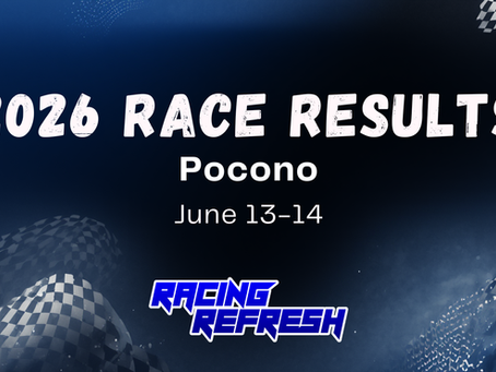 2026 Pocono Race Results