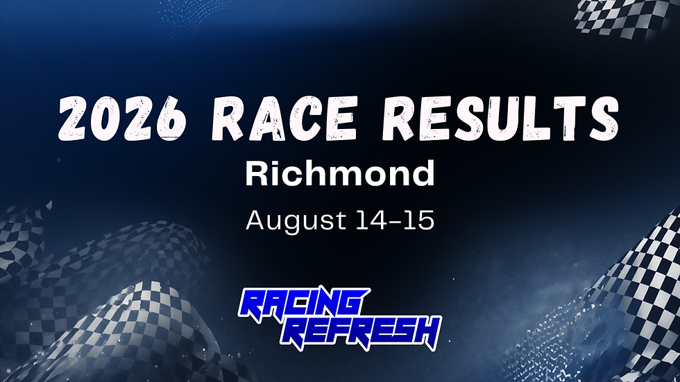 2026 Richmond Race Results