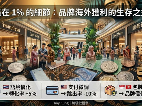 贏在 1% 的細節：這才是品牌海外獲利的生存之道