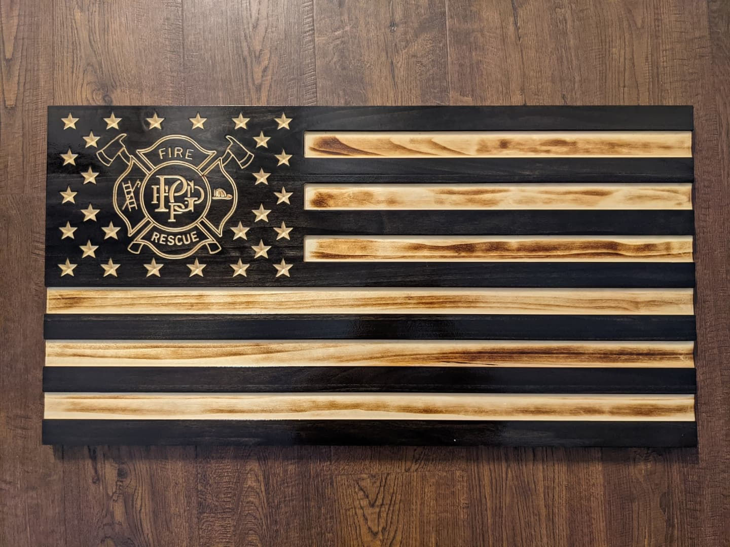 Black Flag (with custom badge or logo engraved)