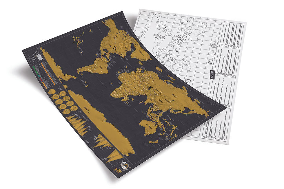 縮圖：豪華刮刮地圖 Deluxe Scratch Map