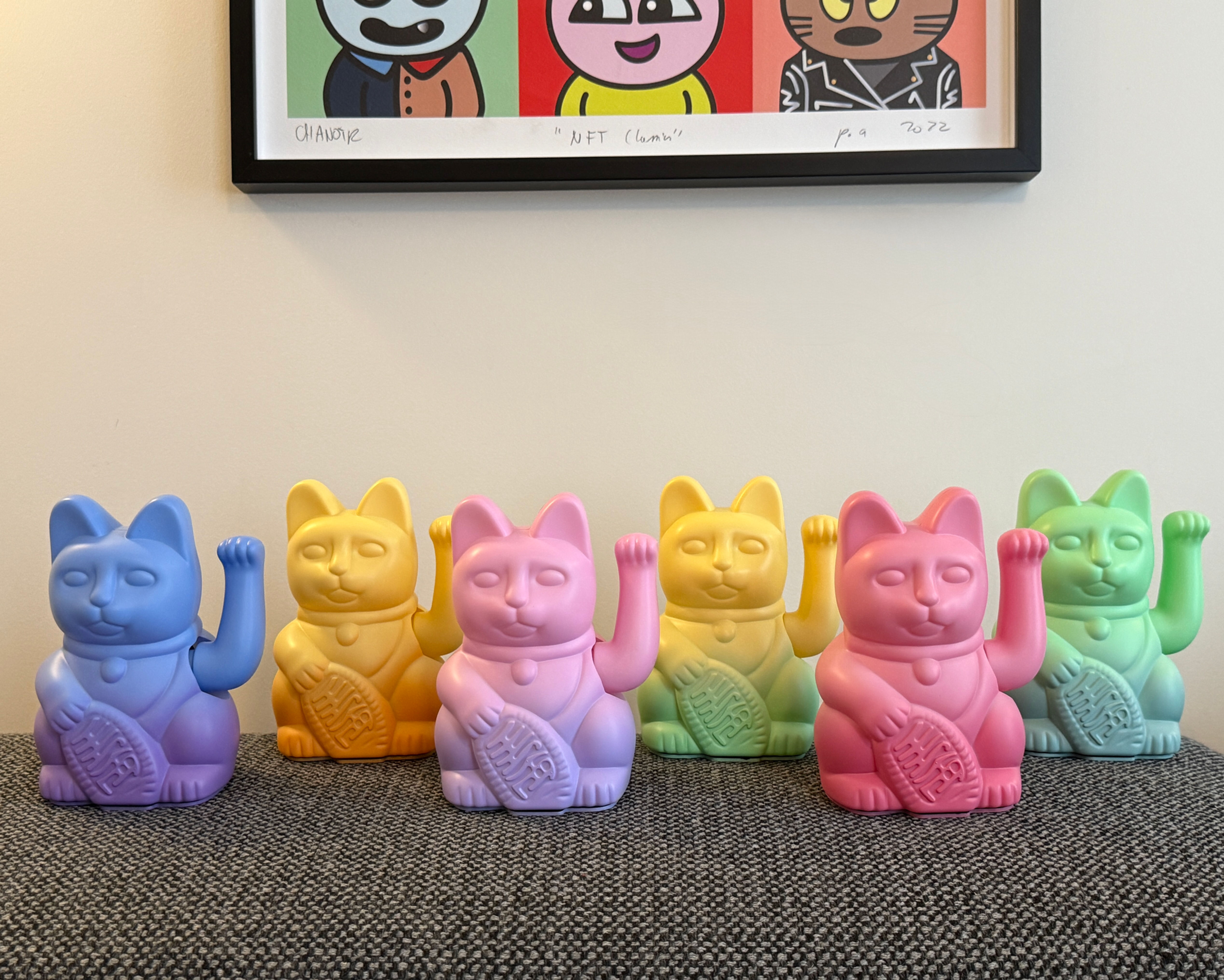 Double Lucky!雙色漸變幸運繽紛自動招手招財貓