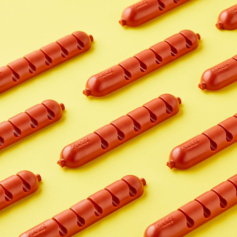 縮圖：Hotdog Cable Organizer 熱狗香腸造型集線器2入組
