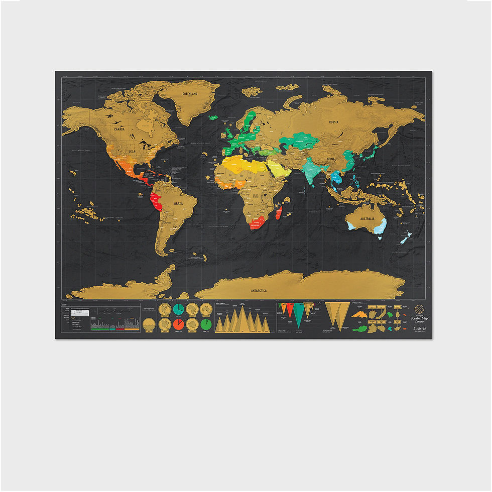 縮圖：豪華刮刮地圖 Deluxe Scratch Map
