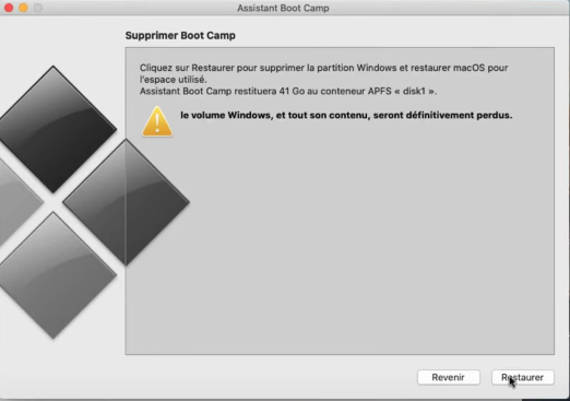 Supprimer Boot Camp Windows Sur Mac