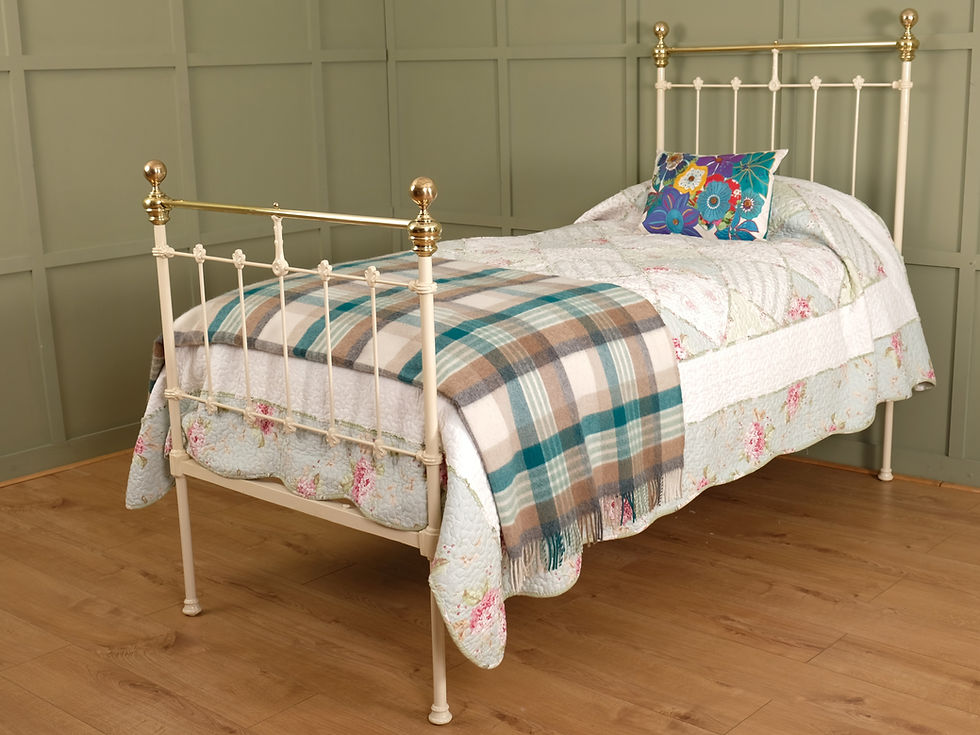Antique Single brass and Iron Bed Frame