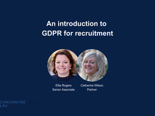 GDPR for recruitment - employment law podcast