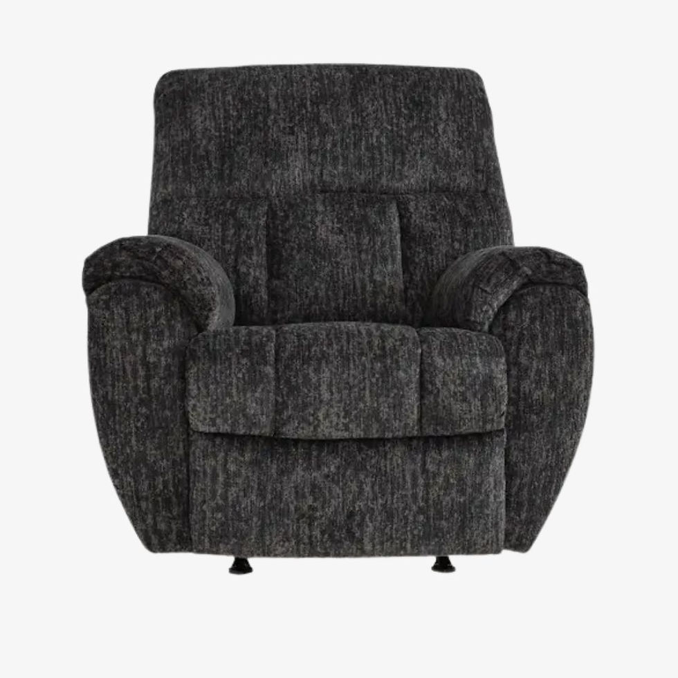 Plush Camel Rocker Recliner