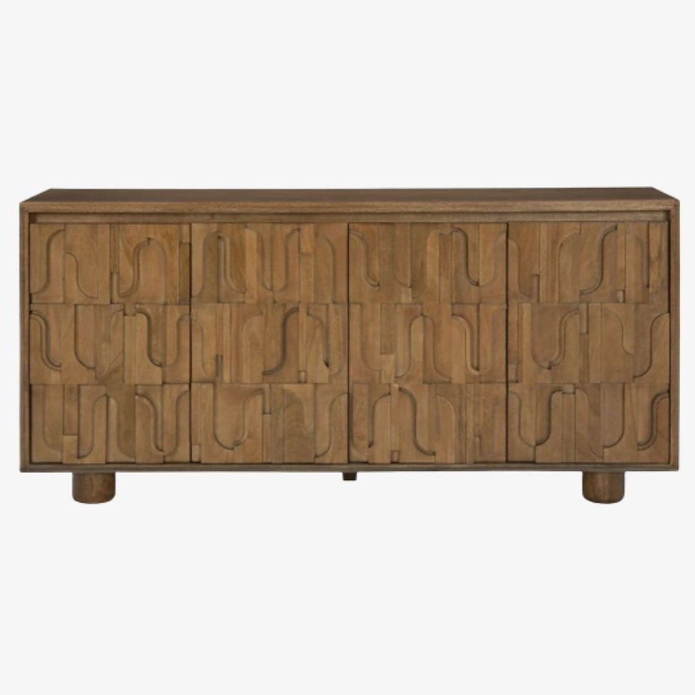 Geometric Pattern Credenza