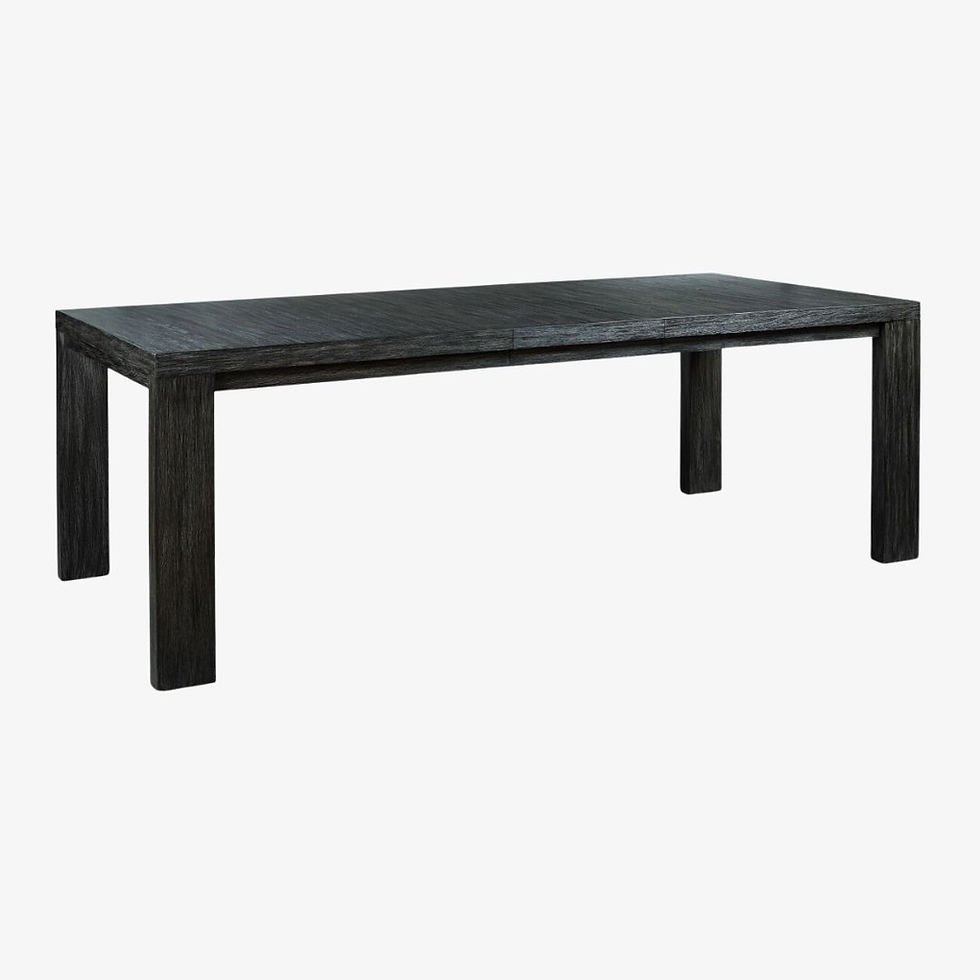 Black Rectangular Dining Table