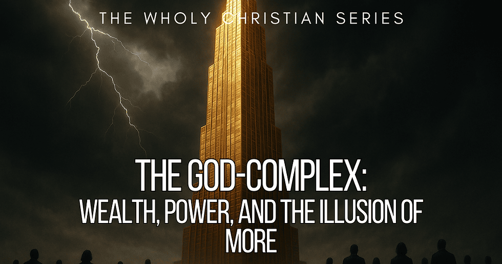 The God-Complex: Wealth, Power, and the Illusion of More