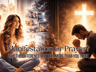 Manifestation or Prayer? Why the Difference Matters More Than You Think