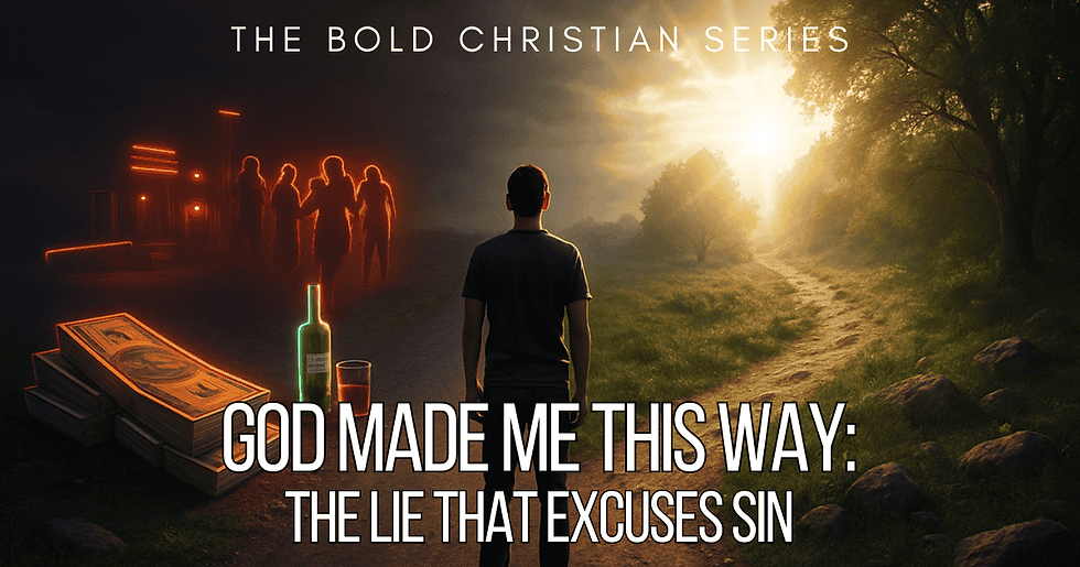 God Made Me This Way: The Lie That Excuses Sin