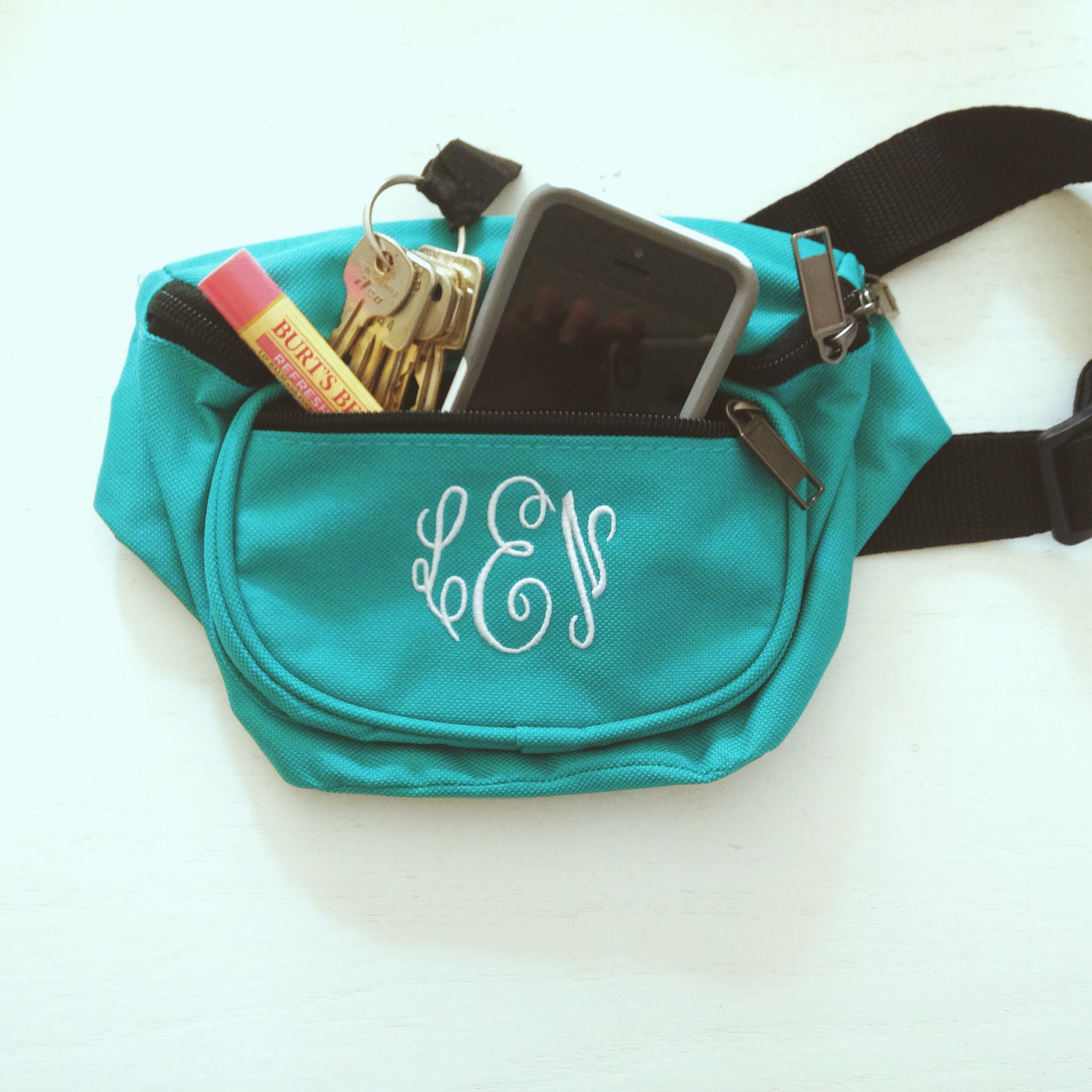 monogram fanny pack