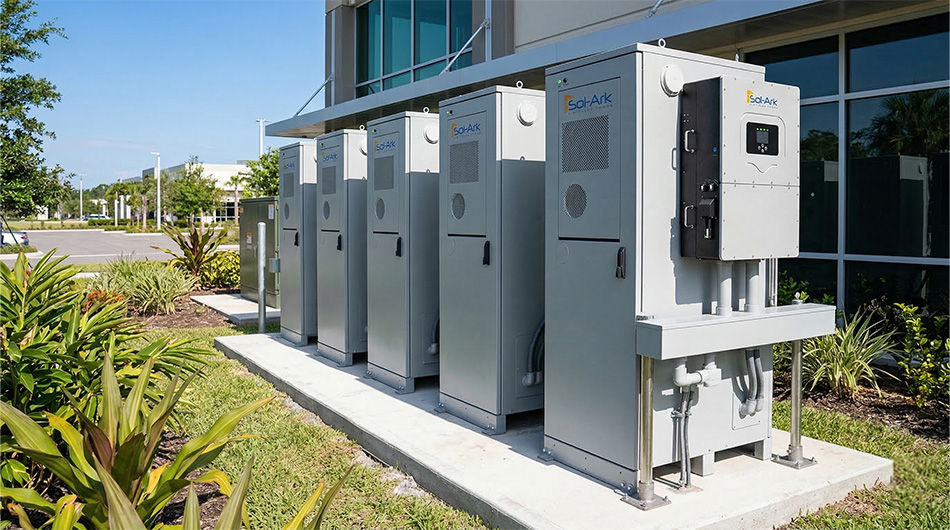 Commercial battery storage