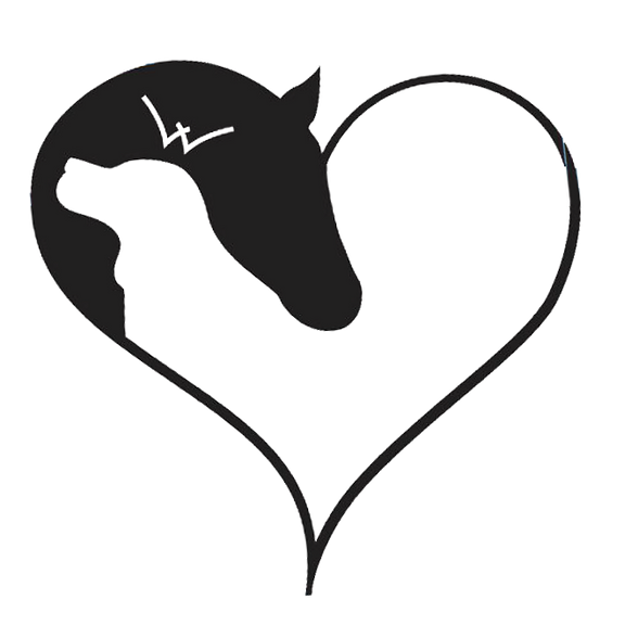 Wonderkind website logo of a horse and a dog