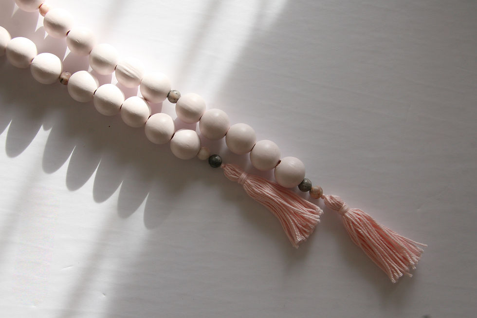 Thumbnail: Pink Wooden Decor Beads