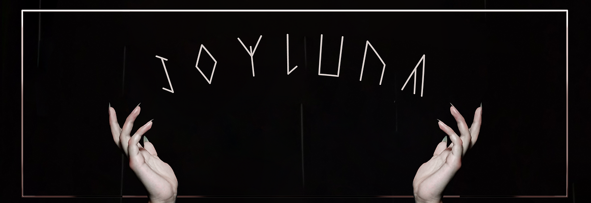 Joy Luna Official Website Header