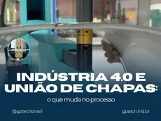 Indústria 4.0 na união de chapas: sequência de pontos irregulares de um processo instável ao lado de pontos idênticos do PontoTech, com o corte em cogumelo.