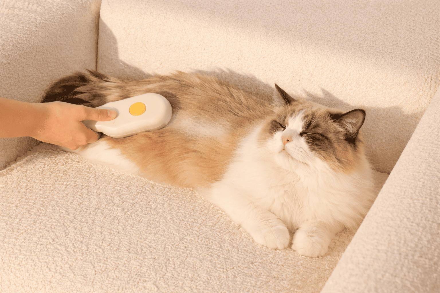 PetSpa Vapor 3 em 1 – Escova Removedora de Pelos com Massagem