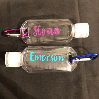 Personalized Sanitizer Bottles