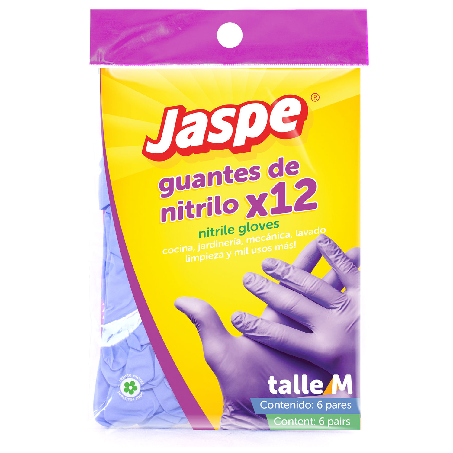 Guantes Nitrilo x12 talle M