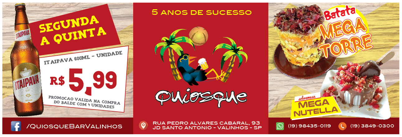 Outdoor Quiosque 5 Anos