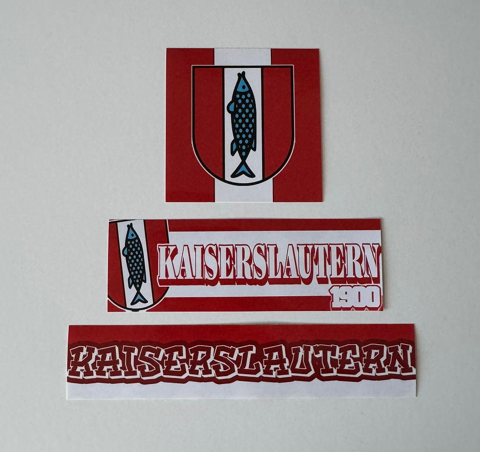 Kaiserslautern Aufkleber-Mix 200 Stück Fußball Ultras