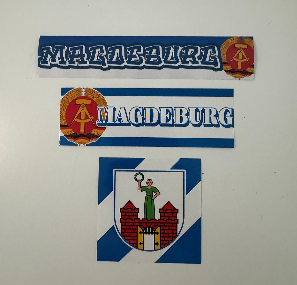 Magdeburg Aufkleber-Mix 200 Stück Fußball Ultras