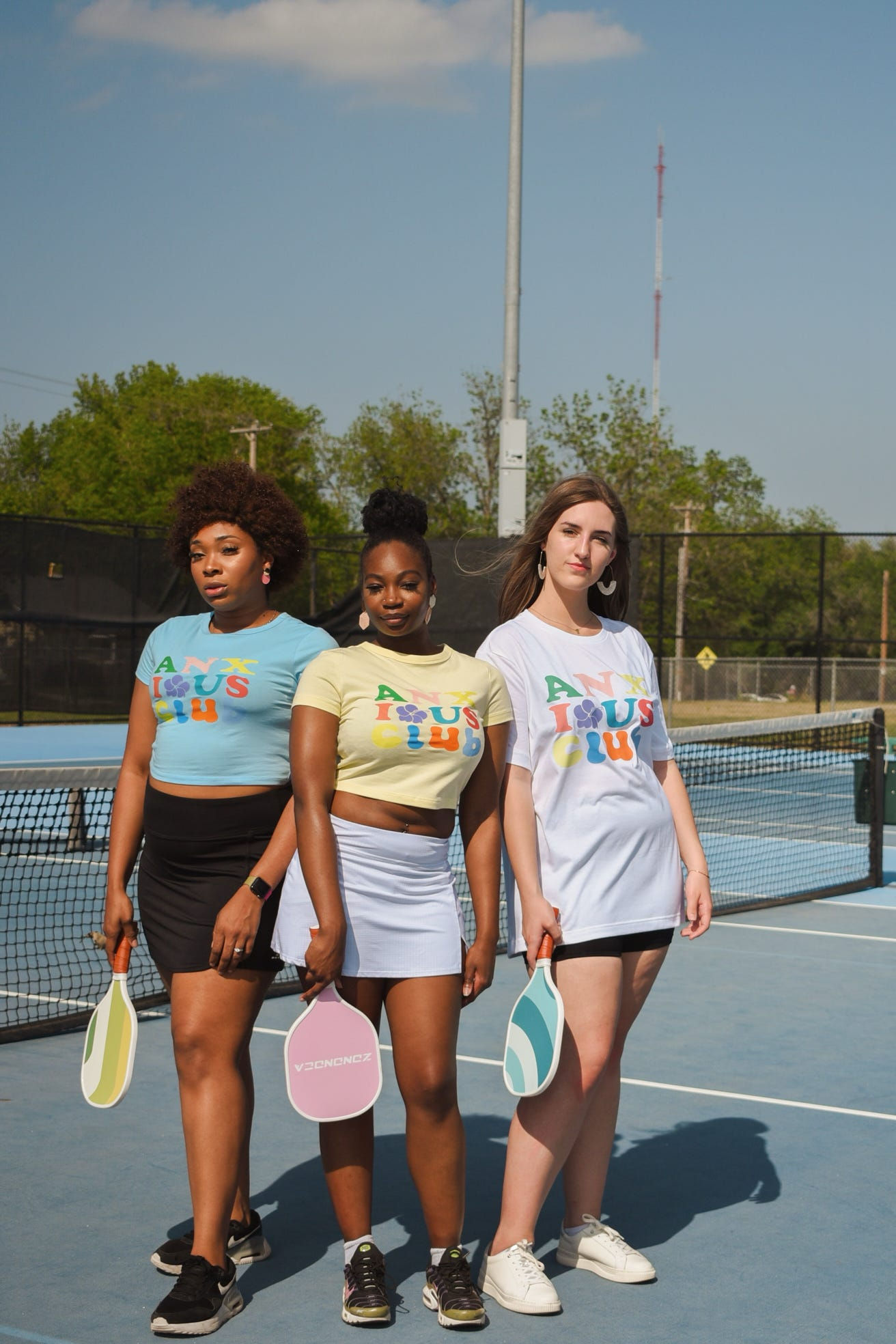 Anxious Club Cropped T-shirt