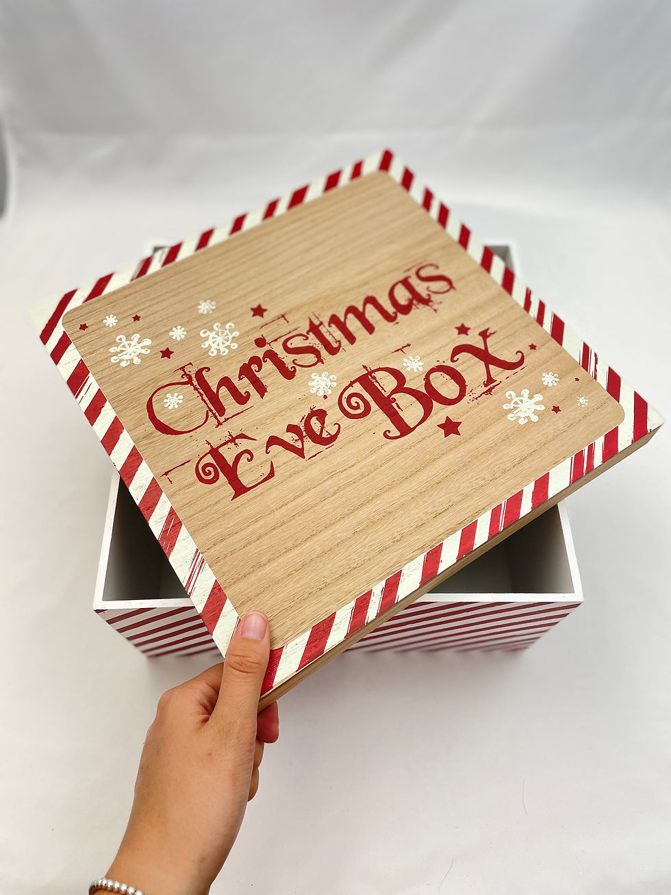 Thumbnail: Candy Cane Striped Christmas Eve Box