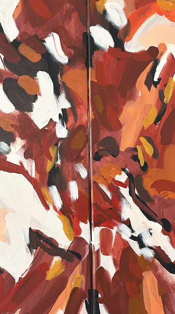 previous selected work 2022 - 2025 Life Force Triptych 2024 (300 x 300 cm) Kaicy Restaurant / İstanbul