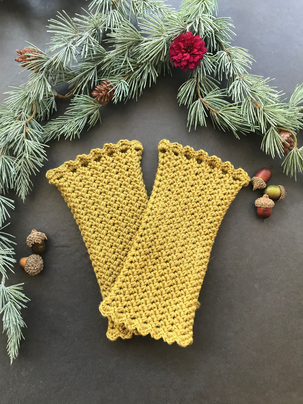 Pulswärmer Merino - Senf