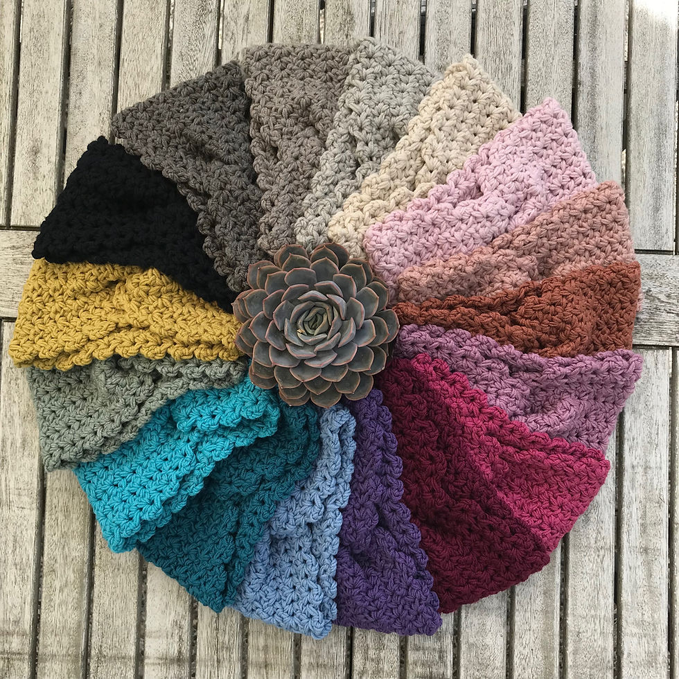 Miniaturbild: Merino Stirnband Dinkellila (neu)