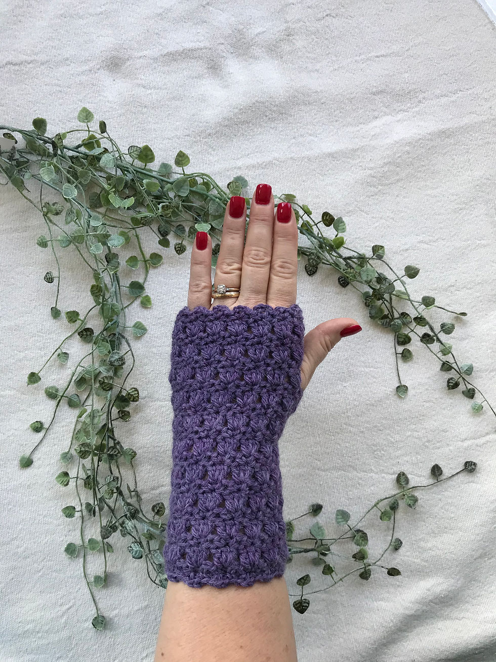 Miniaturbild: Pulswärmer Damen Lila Mix