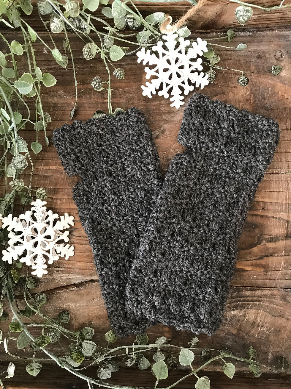 Pulswärmer Damen Dunkelgrau