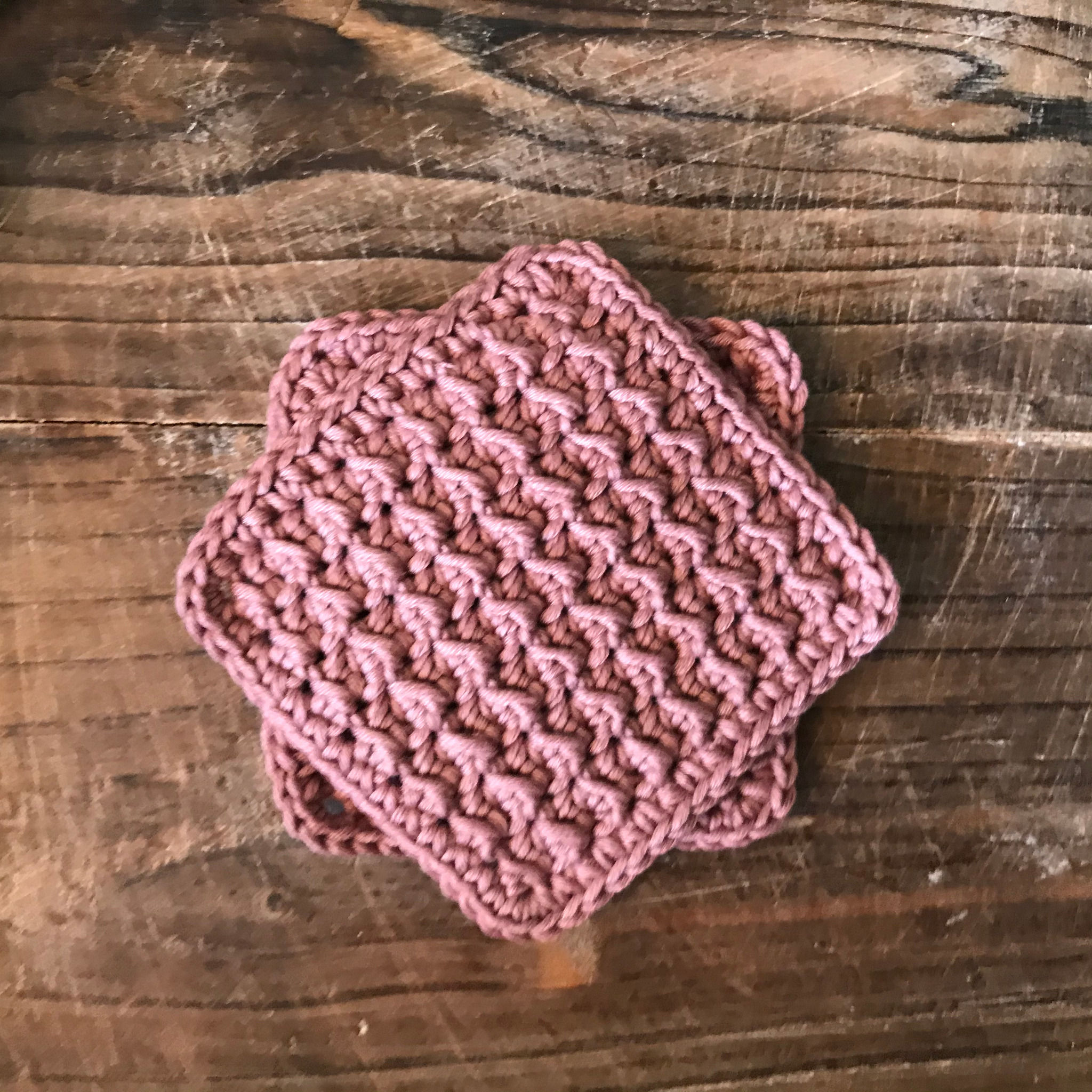 Face Scrubbies - mauve