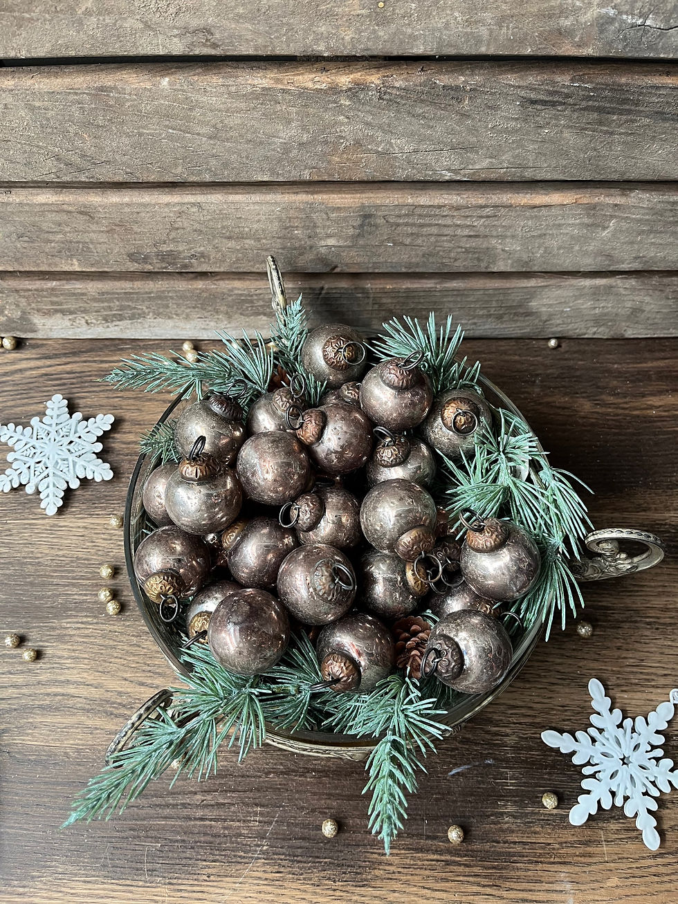 Miniaturbild: Vintage Weihnachtsbaumkugel 