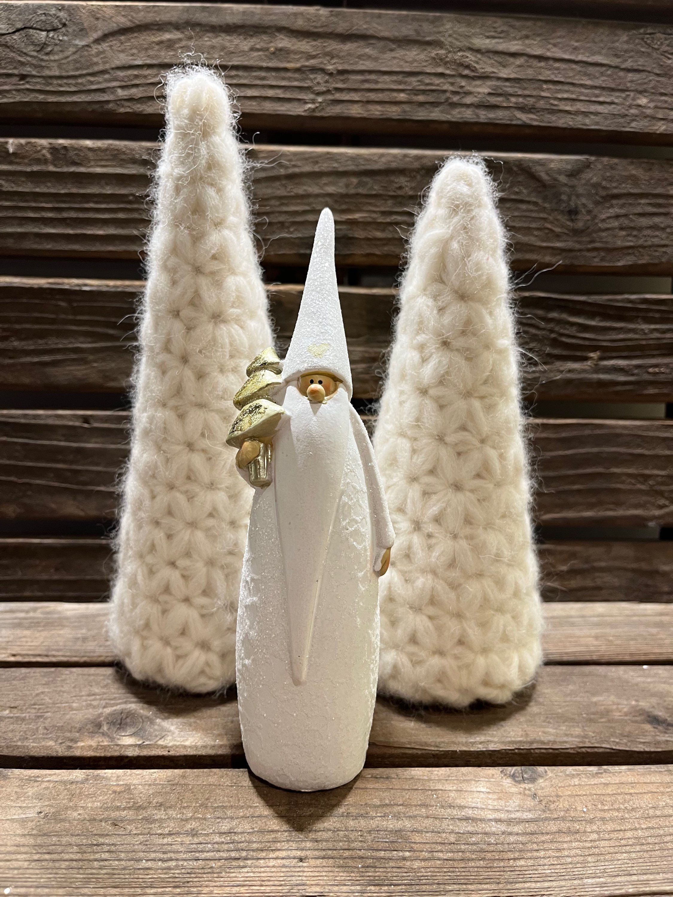 Gehäkelter Weihnachtsbaum in 2 Grössen