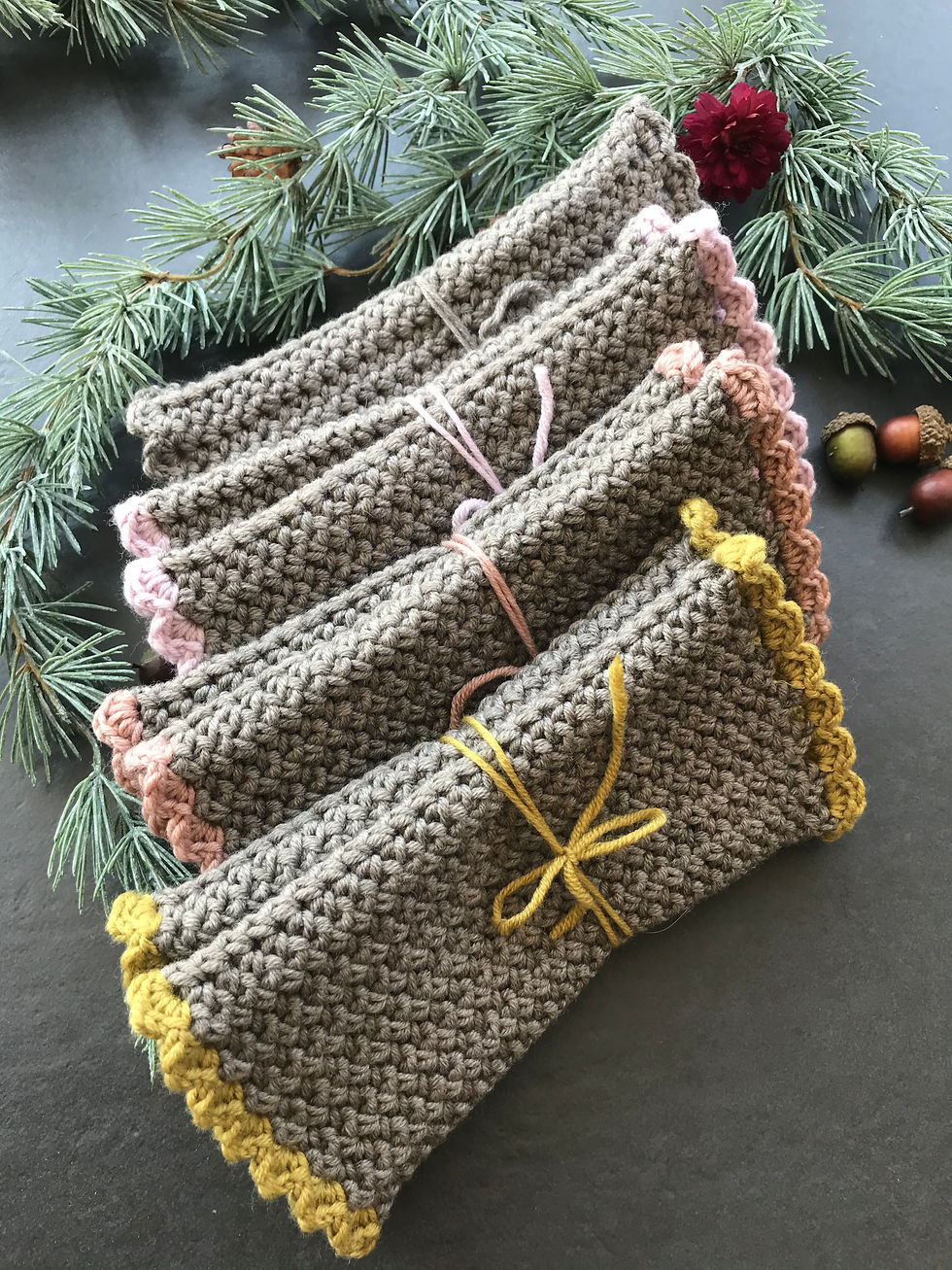 Pulswärmer Merino - Taupe Hellbraun