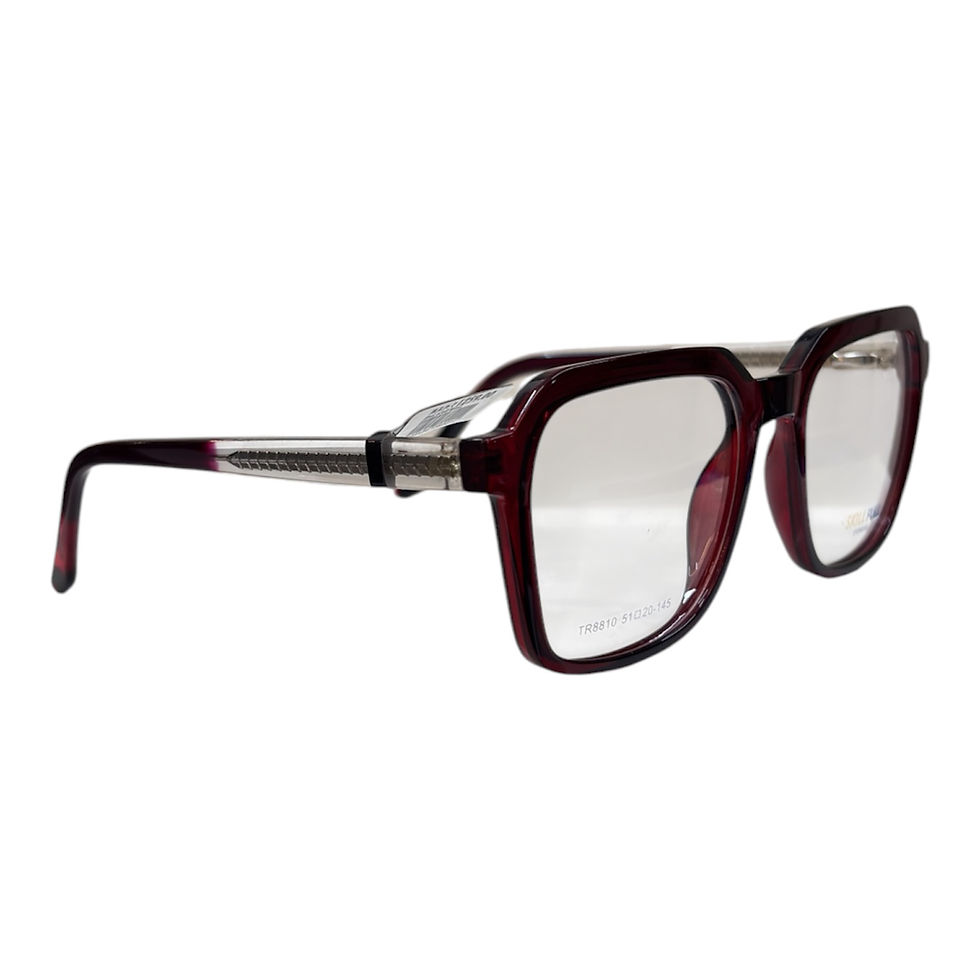 Thumbnail: Skillfull Hexagon Frame Dark Red | Vision Eye Care | Buy Eyewear Online in India